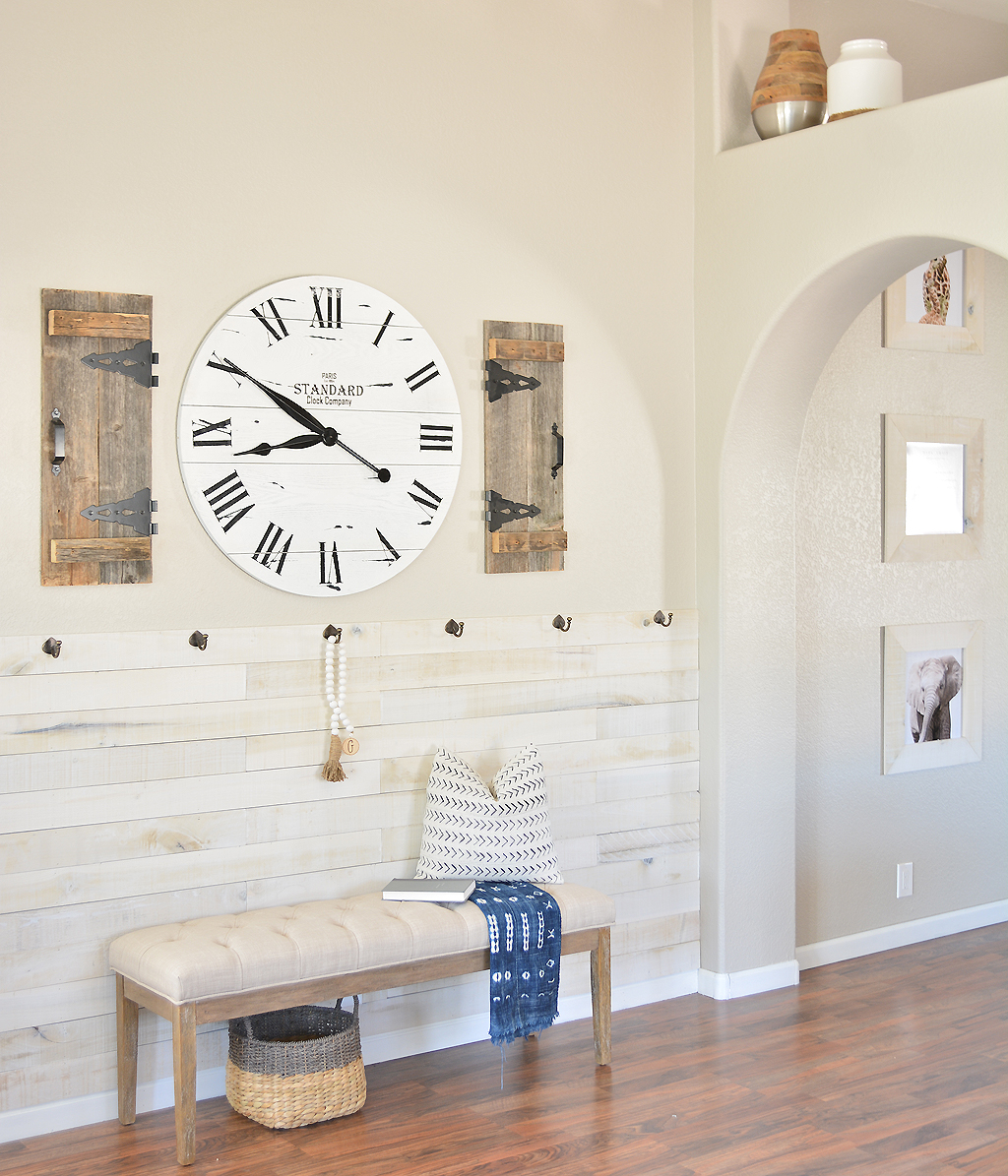 {DIY} Entryway with Weaber Lumber Wallboards