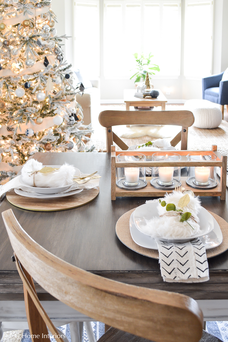 EASY Christmas Table Decorations & Place Settings