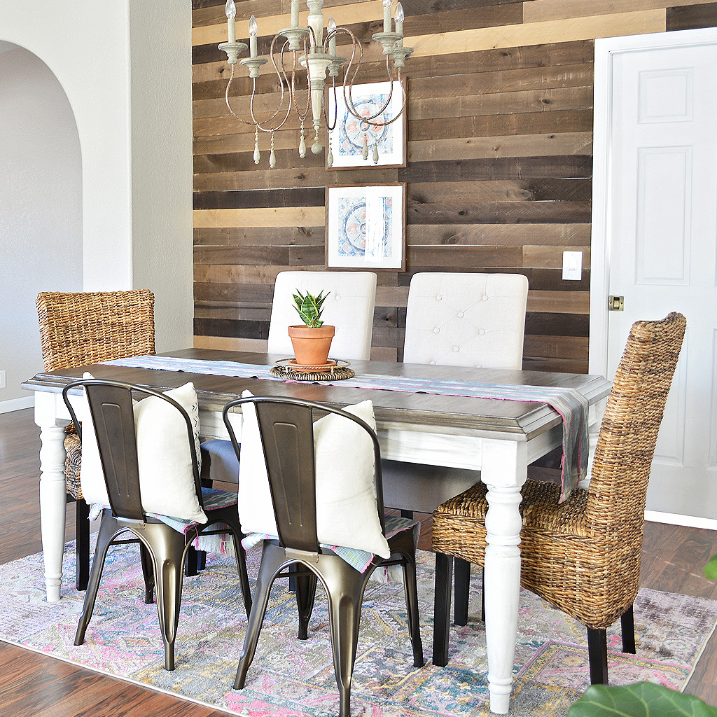 Two-toned Painted Table DIY