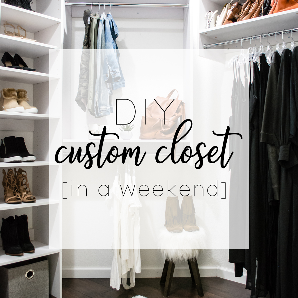 DIY Custom Closet with Modular Closets