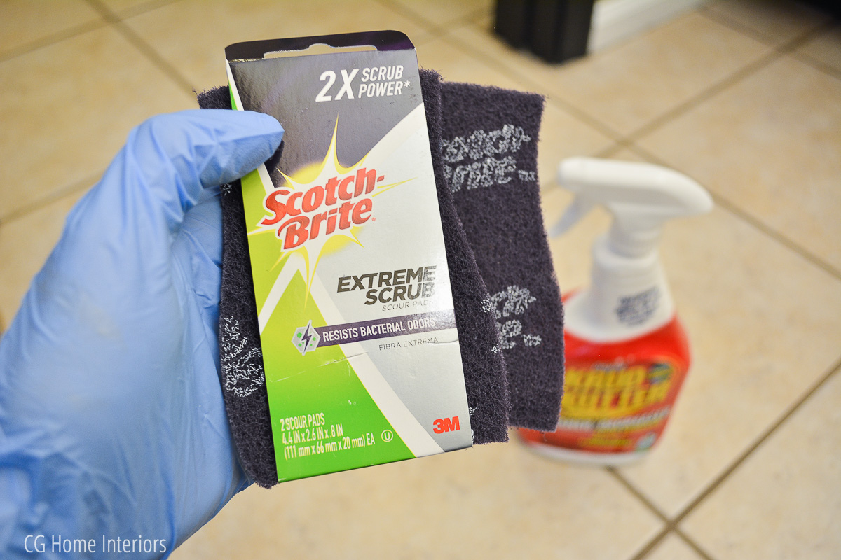 How to Paint Faux Cement Tile Prep