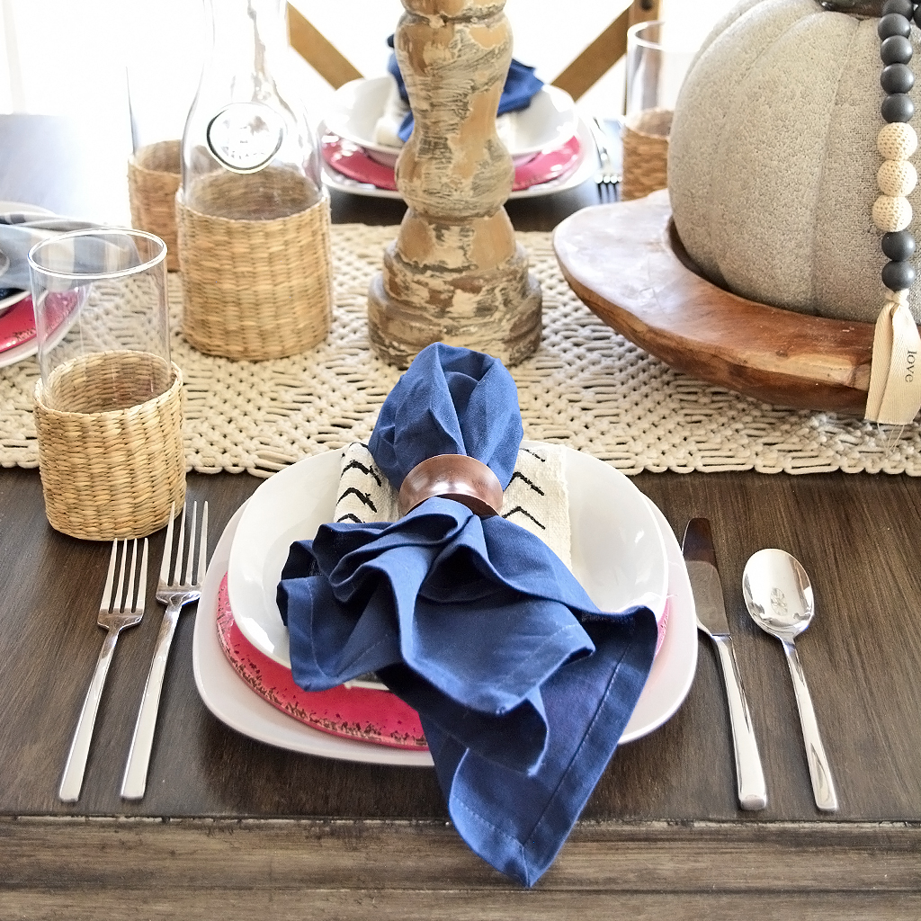 Boho Inspired Fall Tablescape