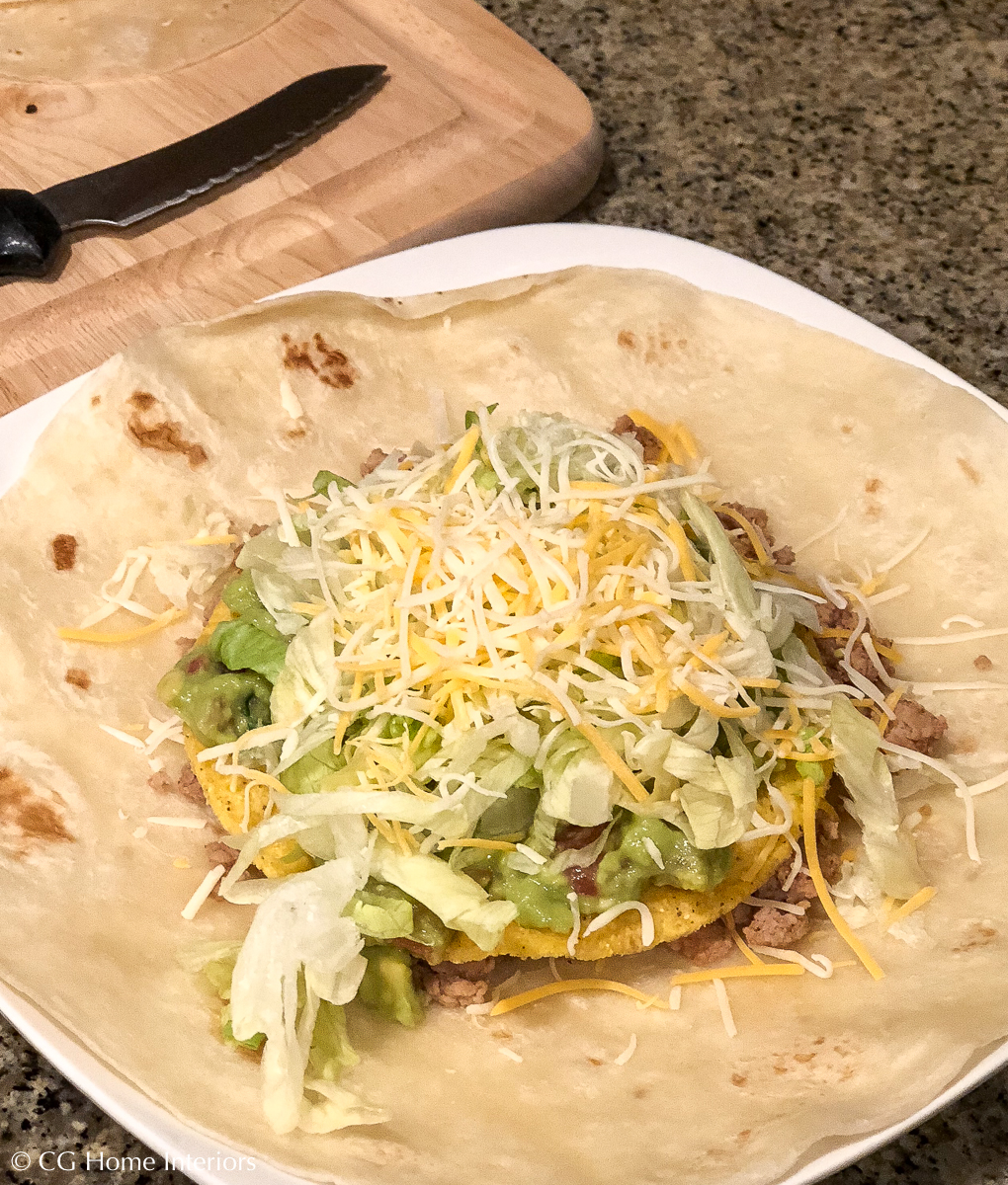 Easy Ground Turkey Crunchwraps - Inspired by Taco Bell