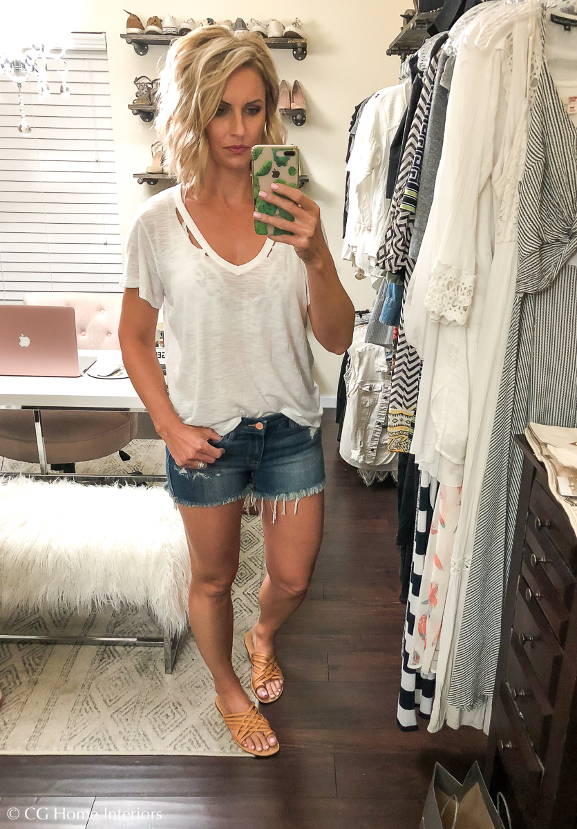 BP Slit Neck Tee, Nordstrom Anniversary Sale, Free People Bralette