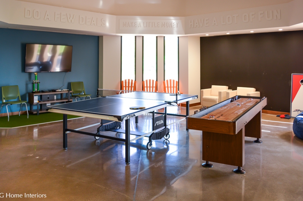 Corporate Office Building Decor and Design, Recreational Break Room