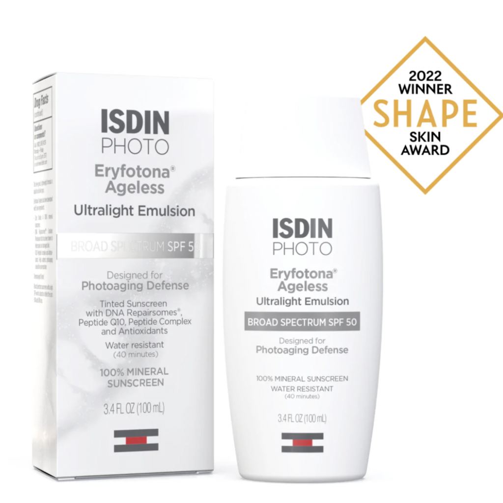 ISDIN Erytofona Ageless Mineral SPF 50, Face Sunscreen, Plastic NP